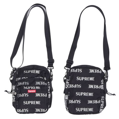 replica supreme shoulder bag|real supreme stitching.